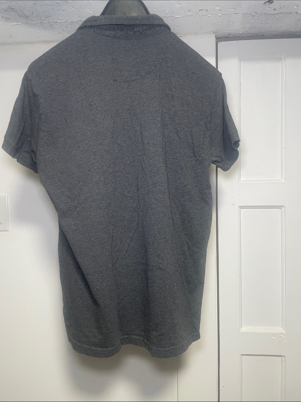 STEELS & JELLY Polo Men's Dark Gray Polo Shirt with Contrast Trim - Picture 3 of 10